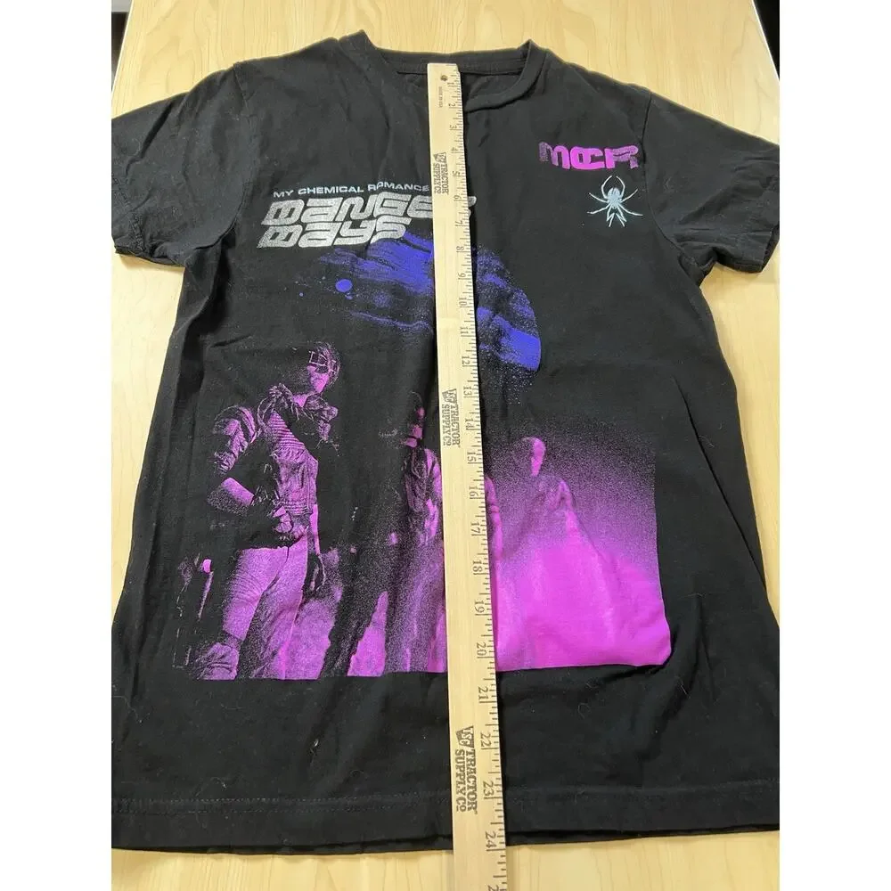 MY CHEMICAL ROMANCE Tee, Danger Days Planet T-shirt Size Small MCR EMO GRAPHIC